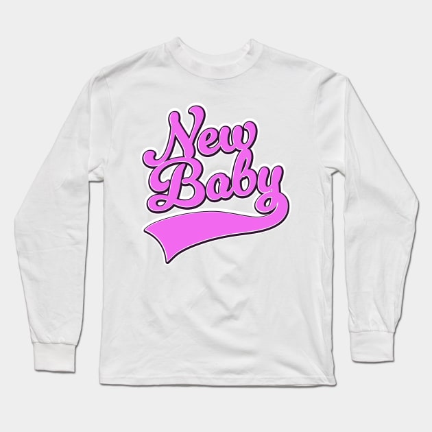 New Baby logo Long Sleeve T-Shirt by nickemporium1